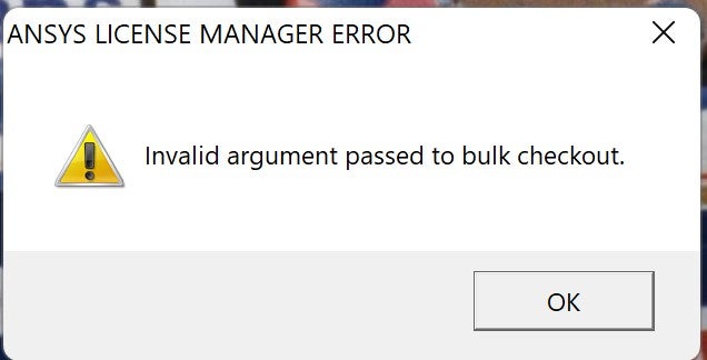 Invalid argument passed to bulk checkout